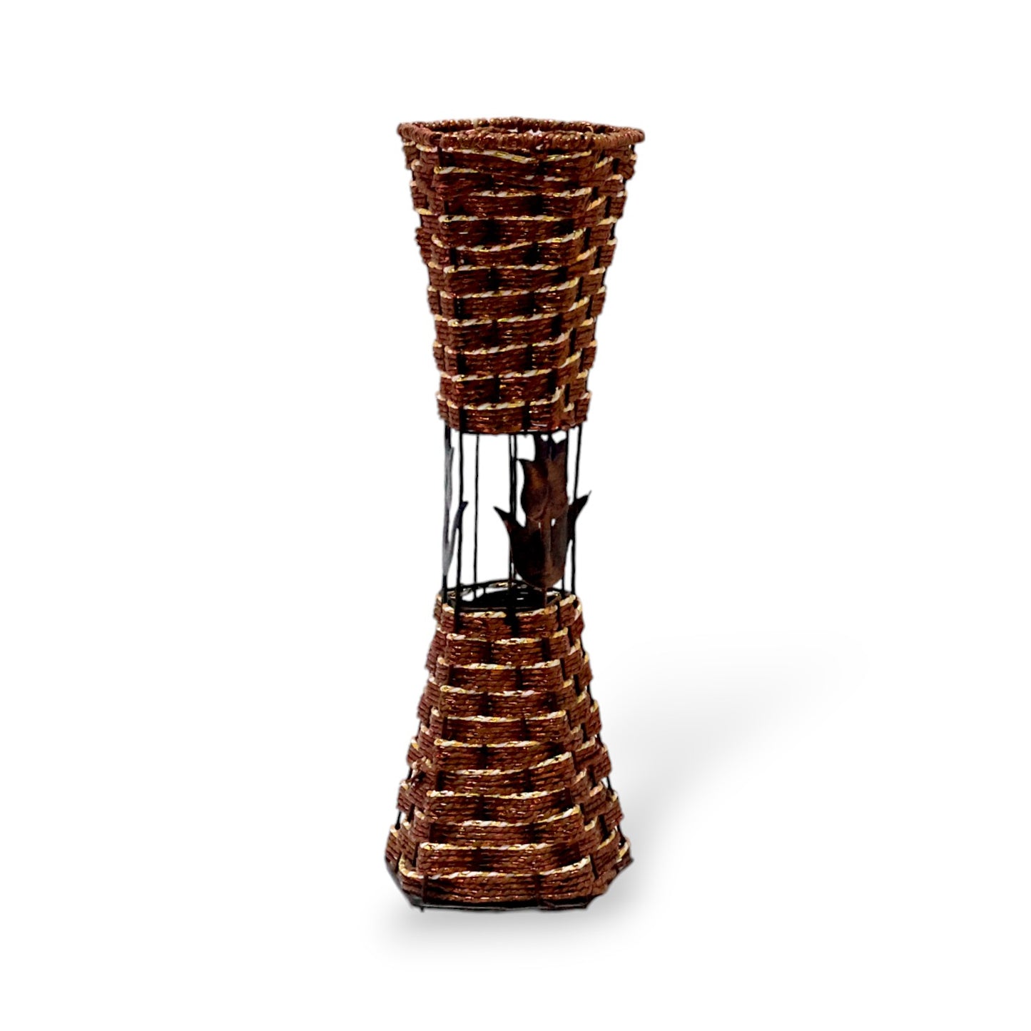 FLORERO METALICO 19X55CM