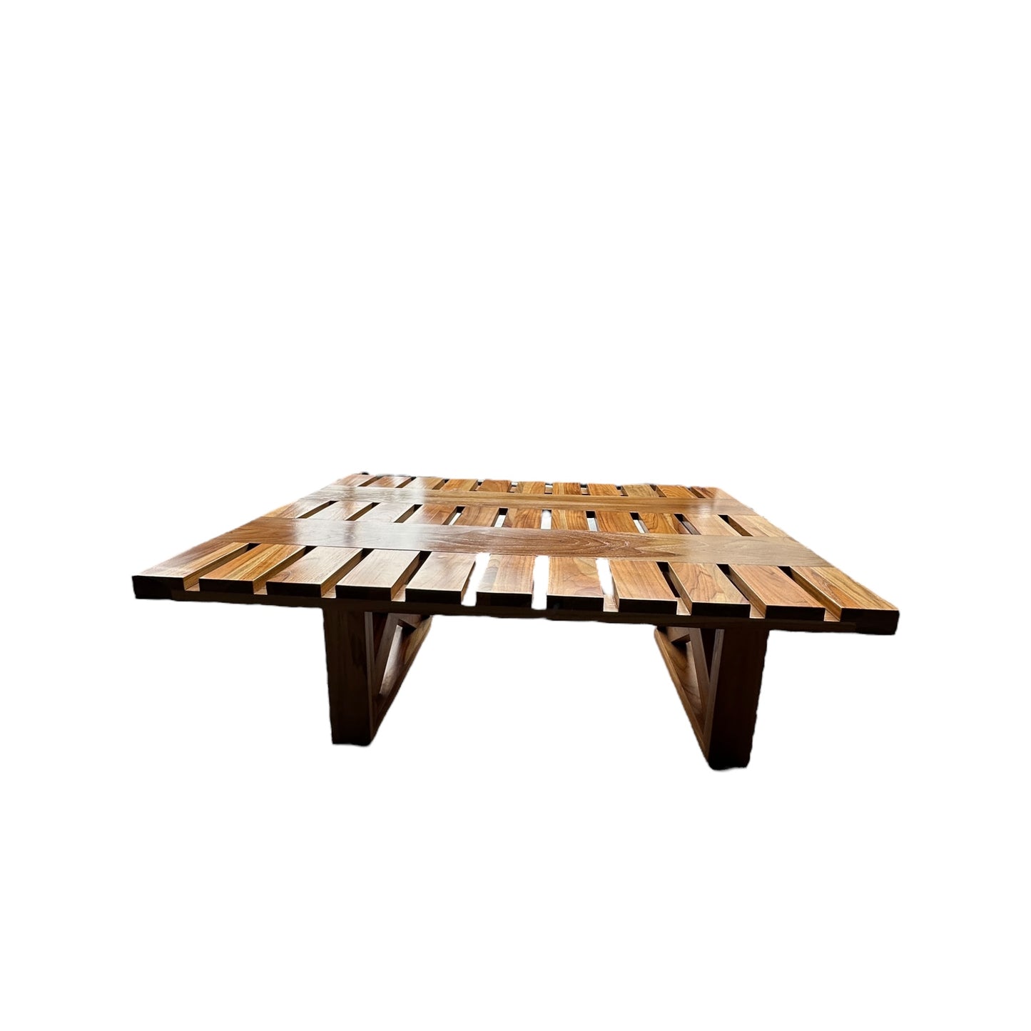 MESA DE CENTRO EN MADERA DE TEKA