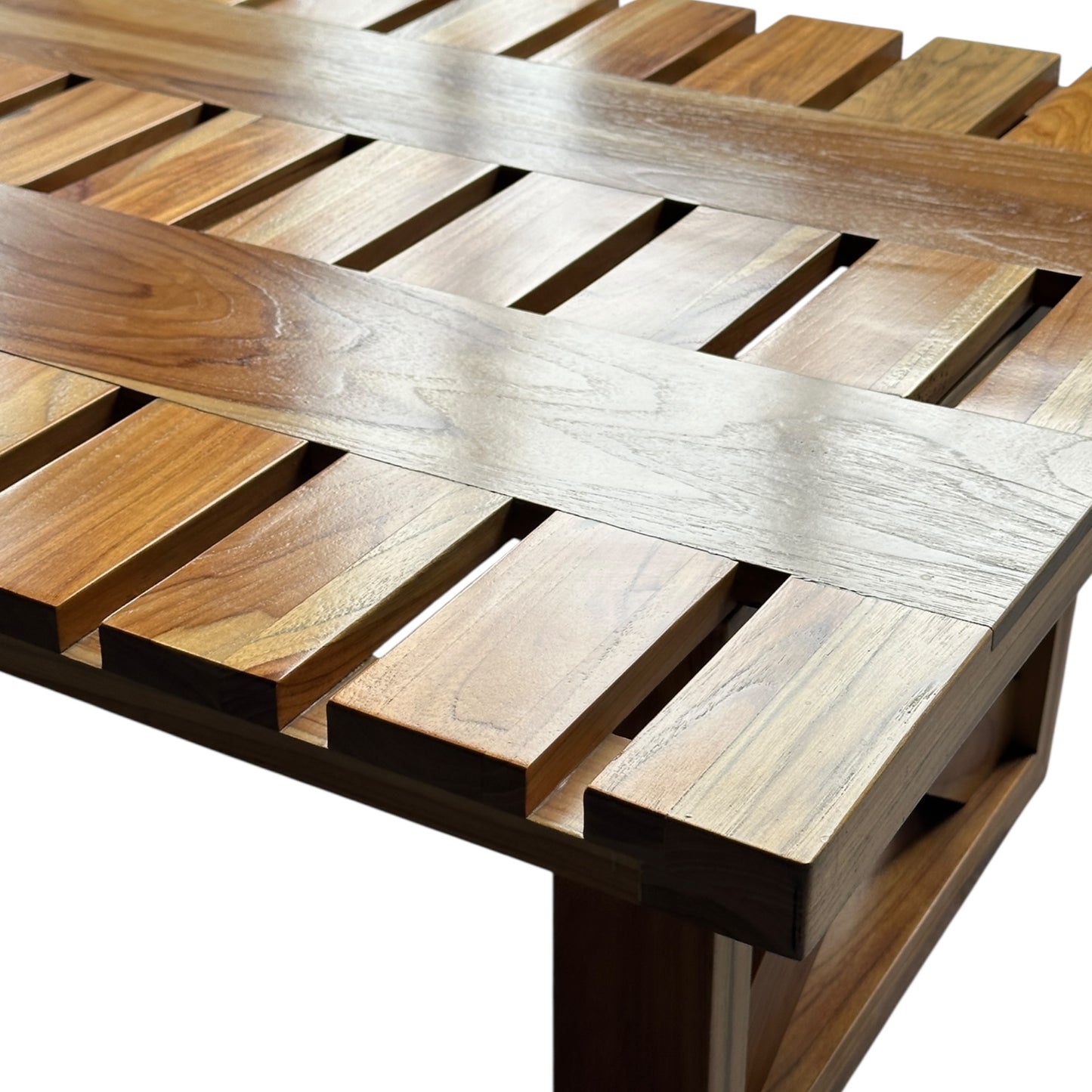 MESA DE CENTRO EN MADERA DE TEKA