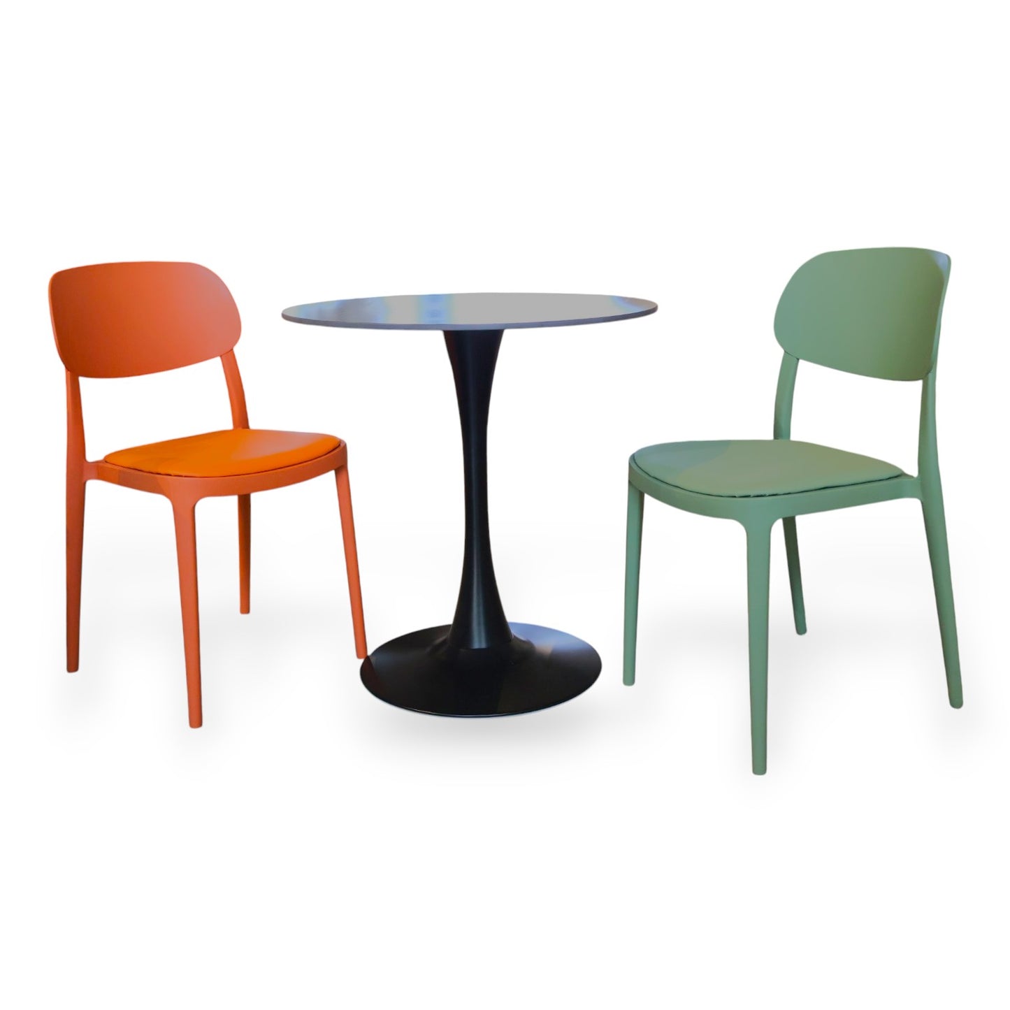 SET DE MESA REDONDA Y 2 SILLAS