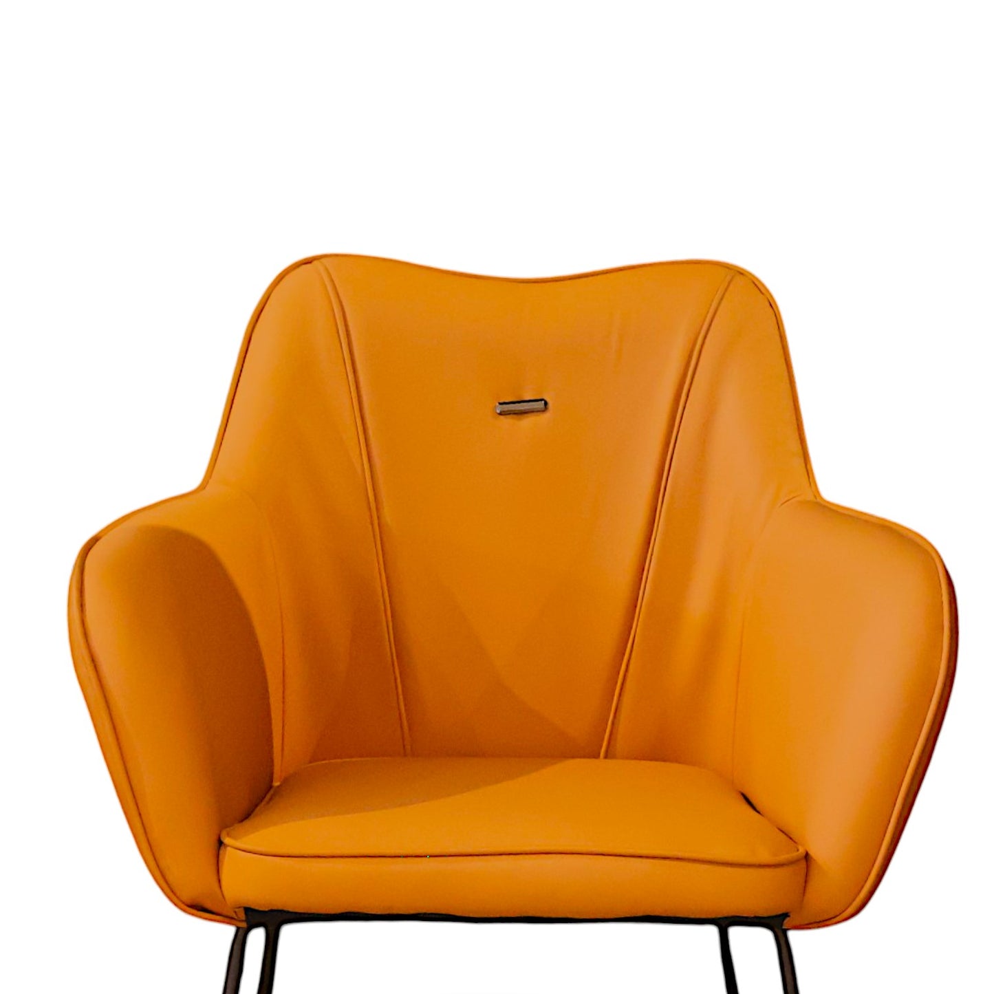 SILLON DE PIEL SINTETICA NARANJA
