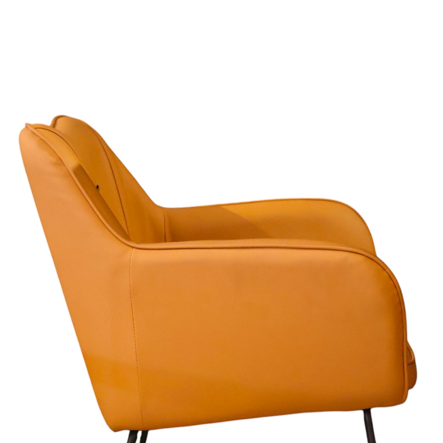SILLON DE PIEL SINTETICA NARANJA