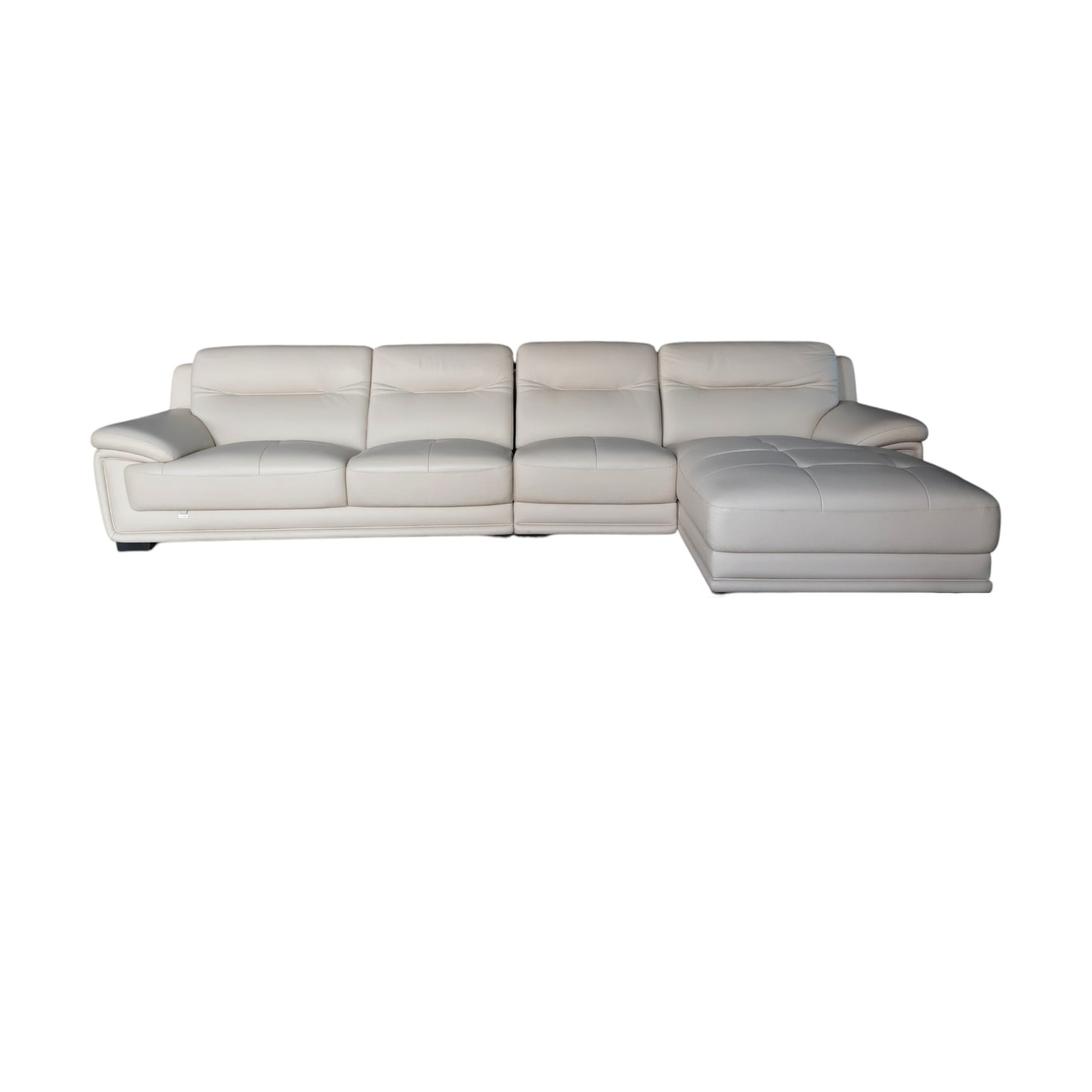 Sala L Canada de Piel Color Beige