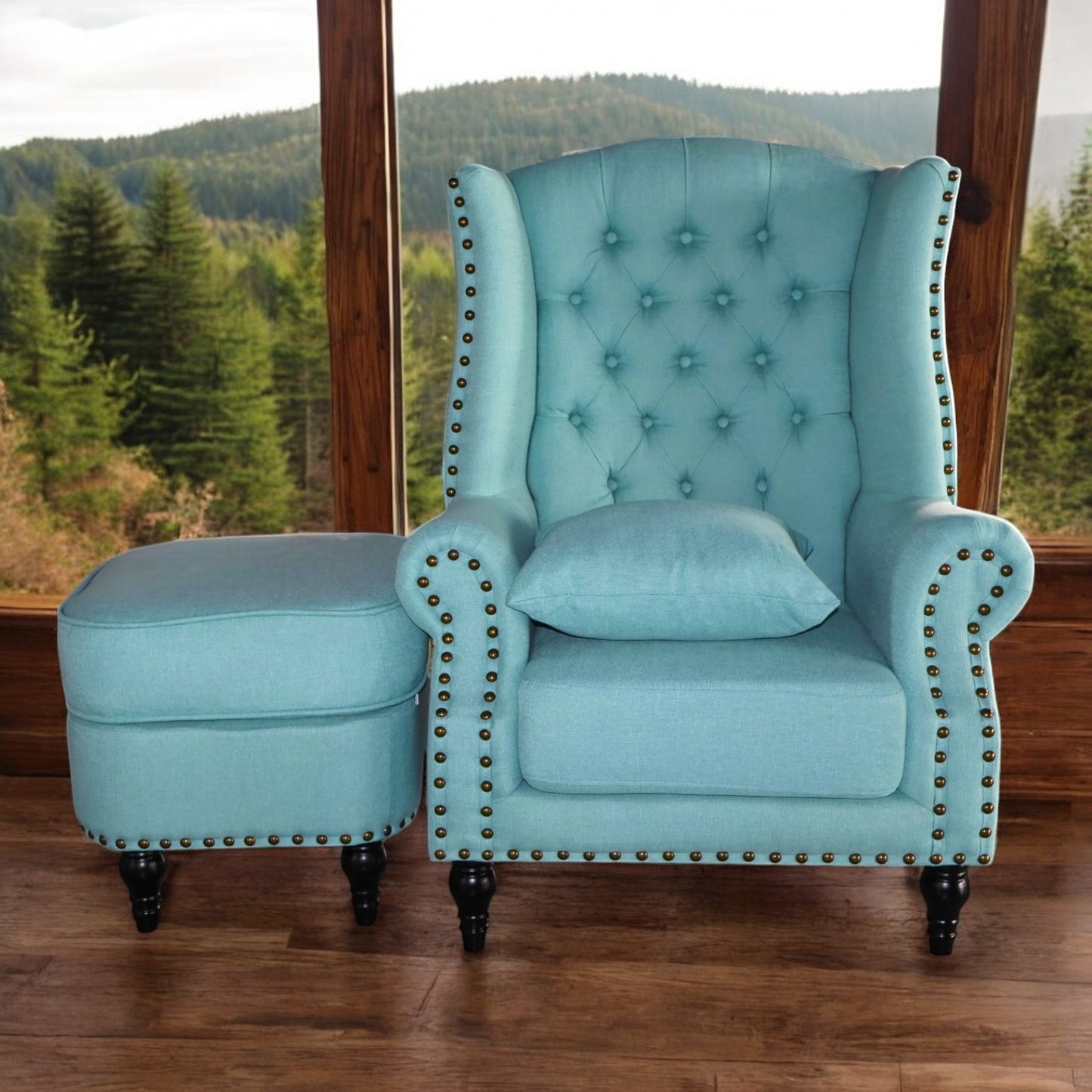 SILLON OPALO AZUL