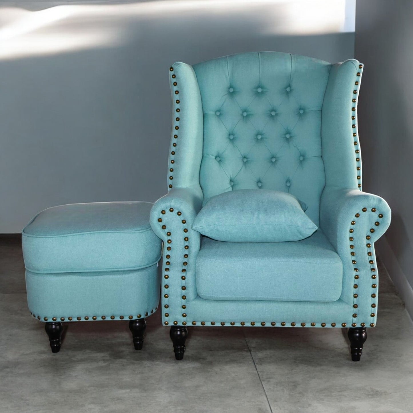 SILLON OPALO AZUL
