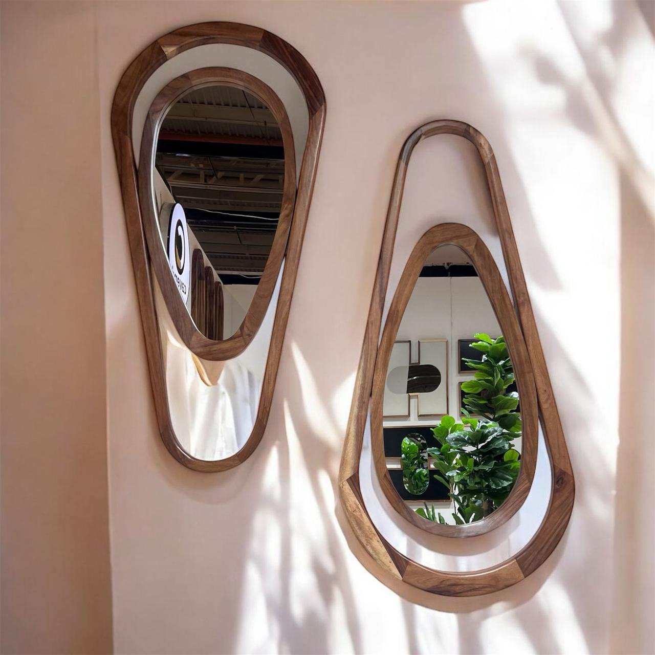 ESPEJO NASTY MADERA DE PAROTA