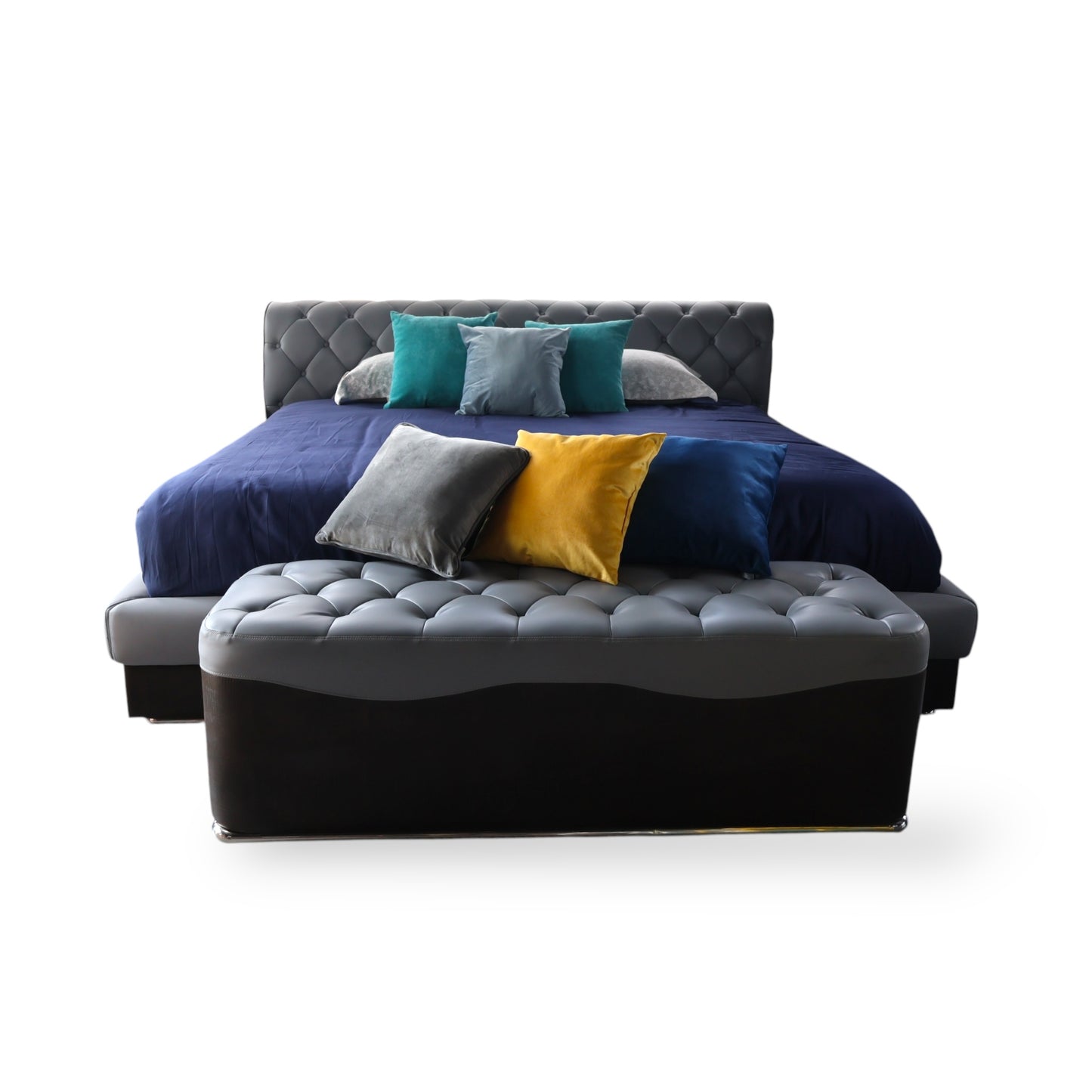 CAMA ESLOVAQUIA KS GRIS CLARO
