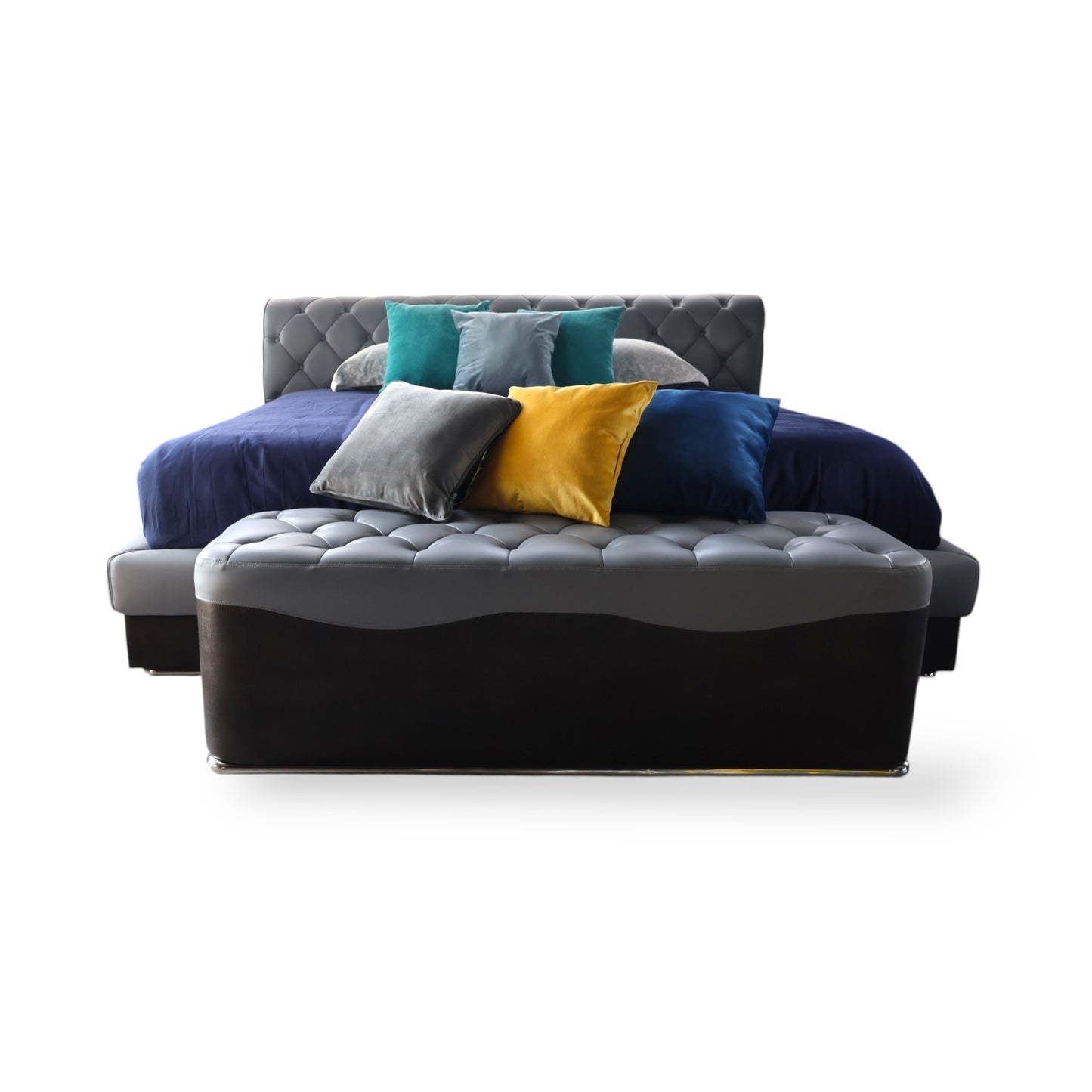CAMA ESLOVAQUIA KS GRIS CLARO
