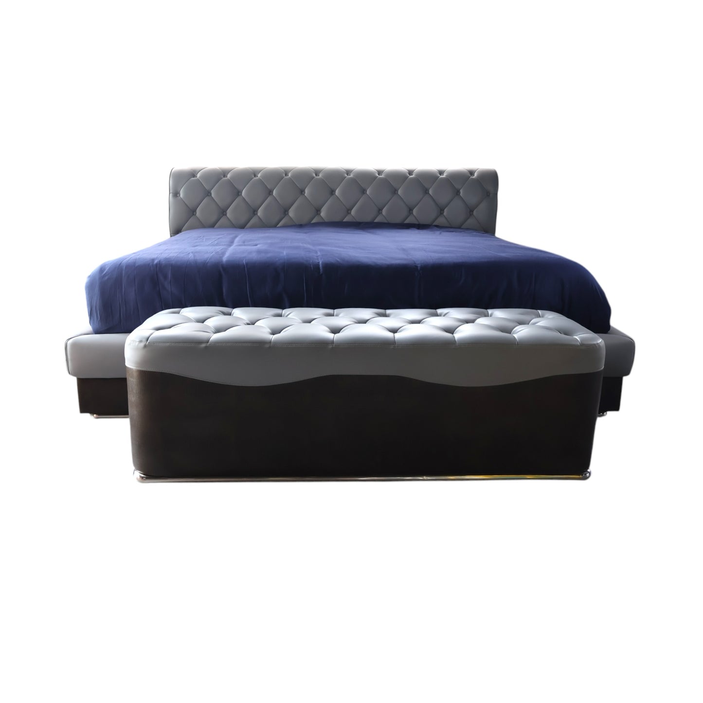 CAMA ESLOVAQUIA KS GRIS CLARO