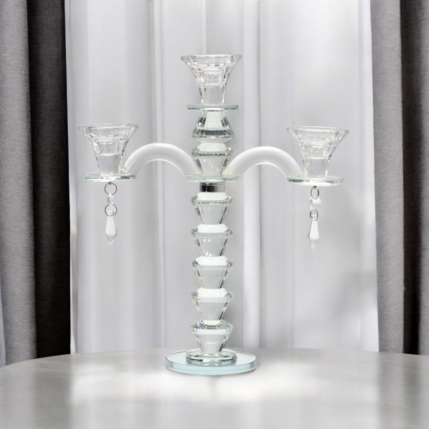 CANDELABRO DE CRISTAL 3 BRAZOS XY25-1