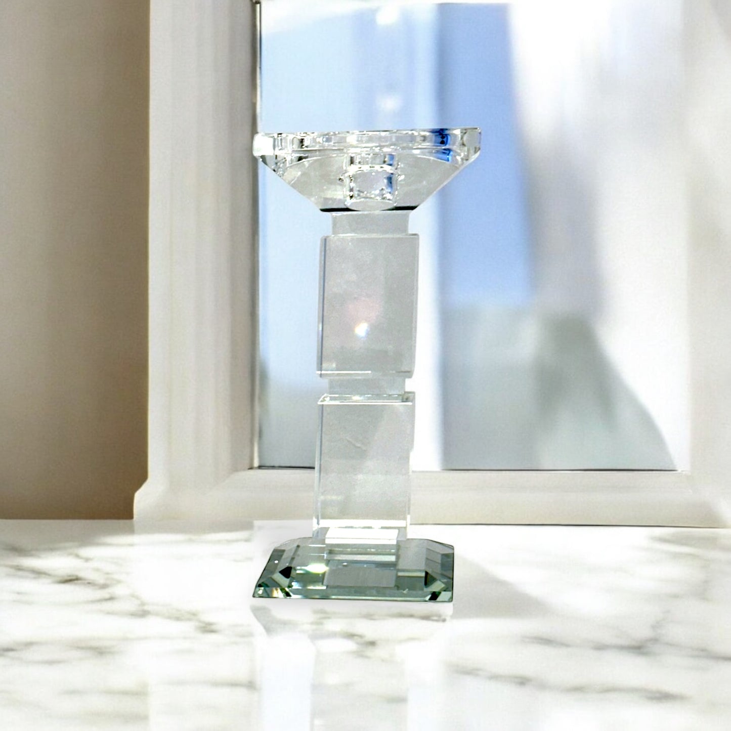 CANDELABRO DE CRISTAL PORTA VELA XY22-2