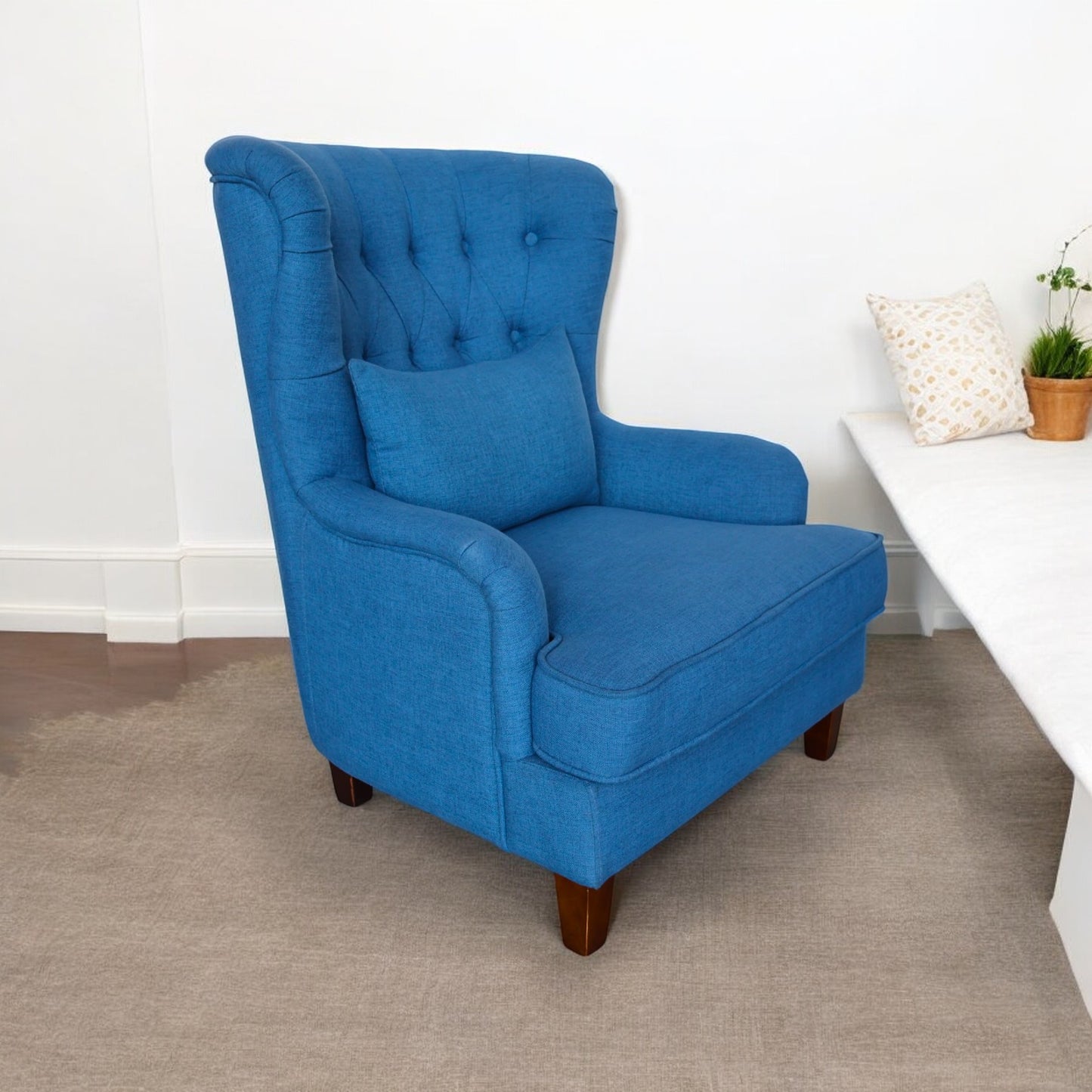 SILLON INDIVIDUAL TOPACIO AZUL OCEANO