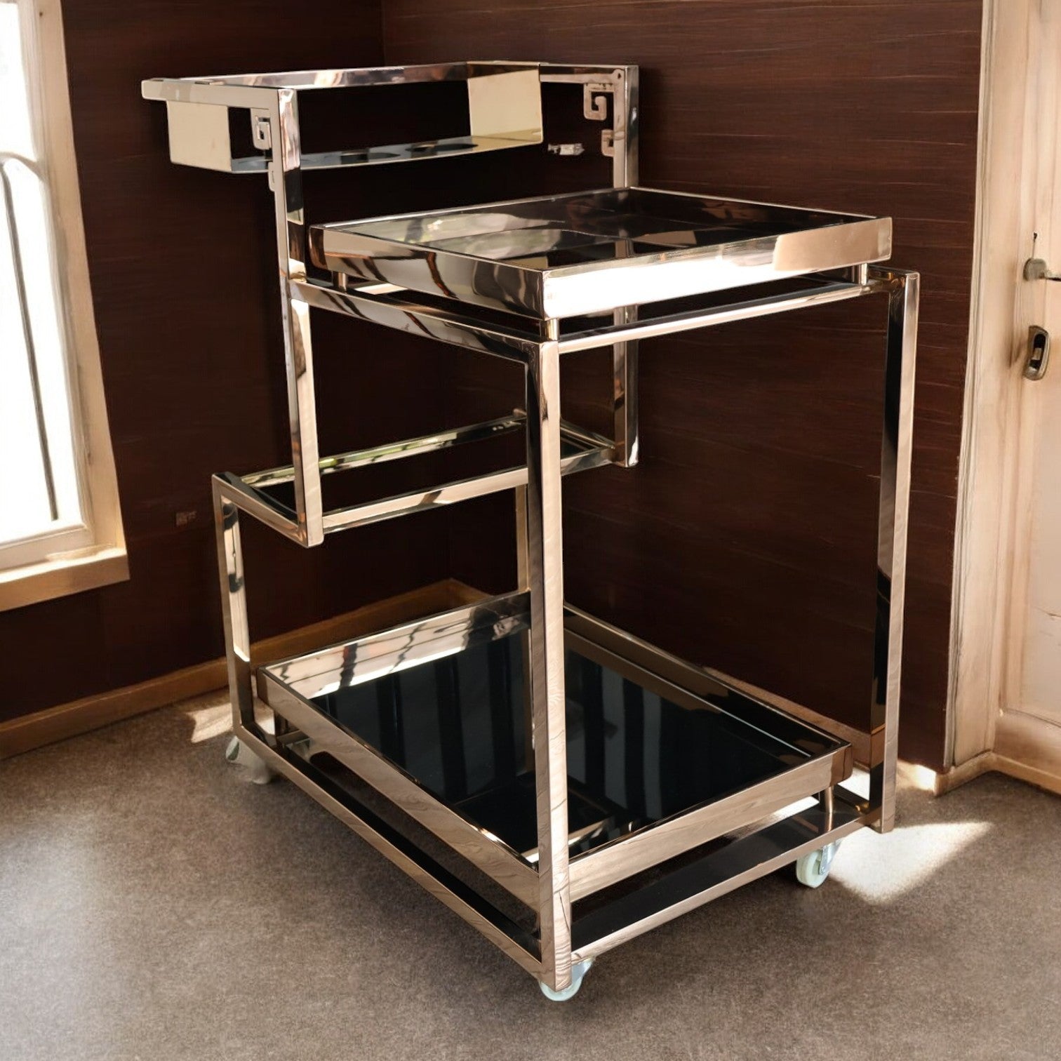 CARRITO DE SERVICIO SQUARE ROSEGOLD