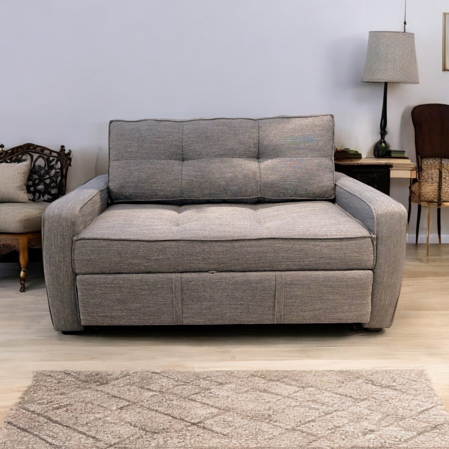 SOFA CAMA MANE GRIS CLARO