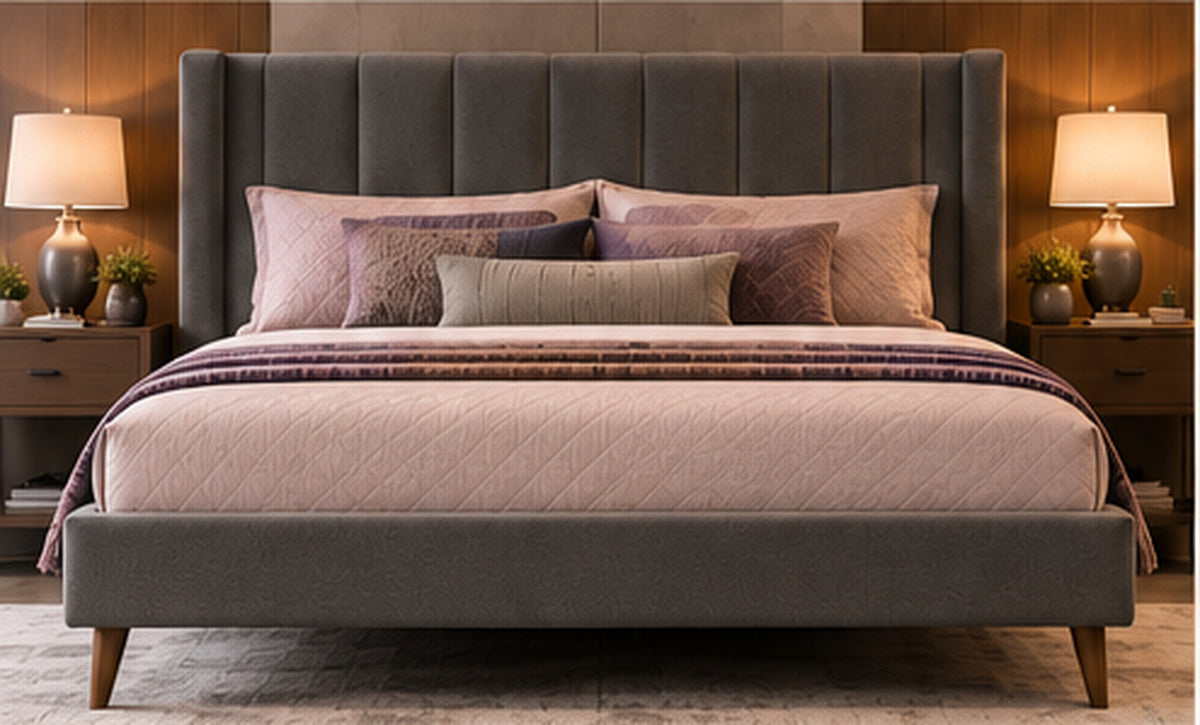 CAMA MAT GARY BLOOM  GREY