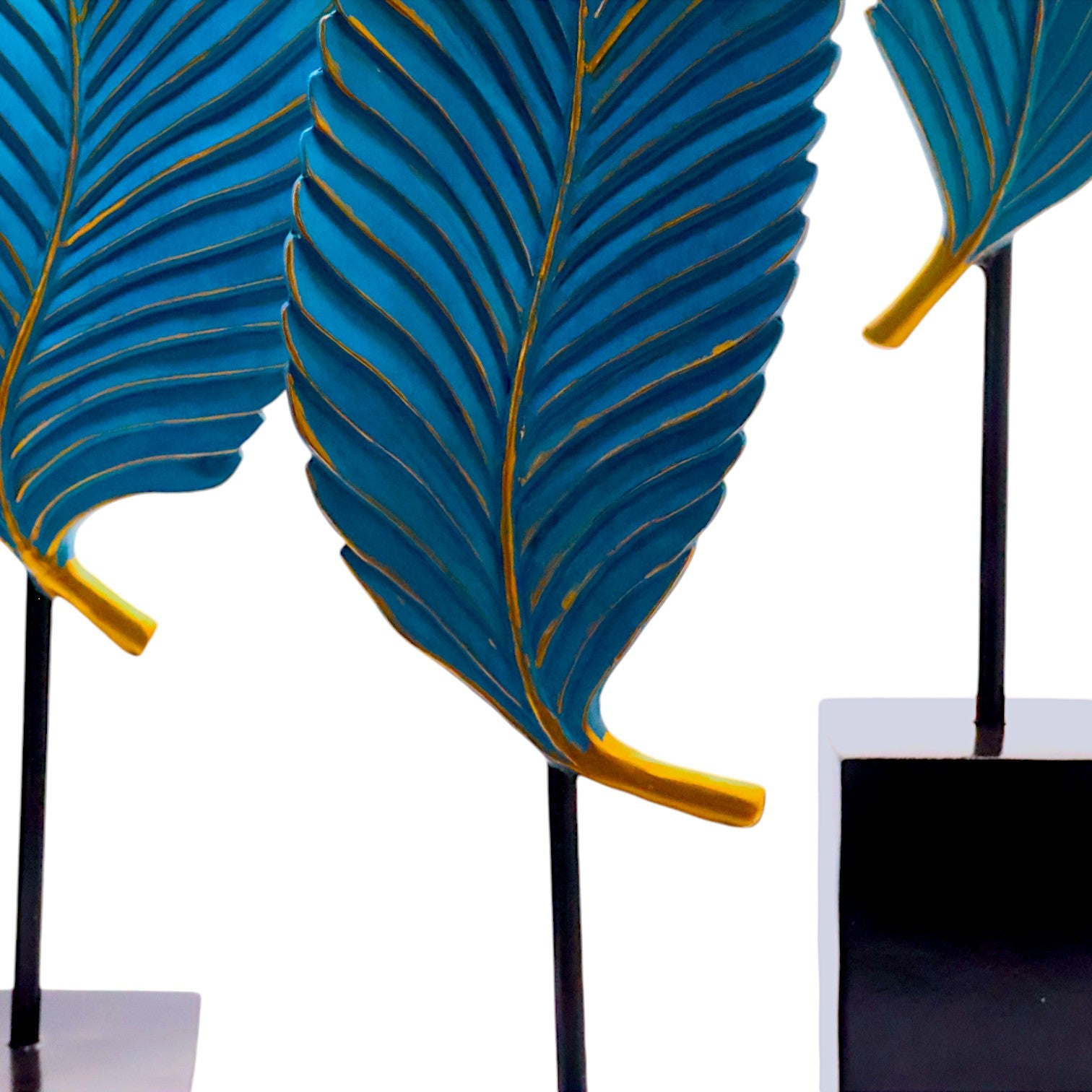 PIEZA DECORATIVA HOJAS 3PCS