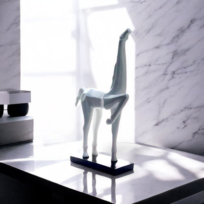 FIGURA DECORATIVA CABALLO BLANCO 2PCS