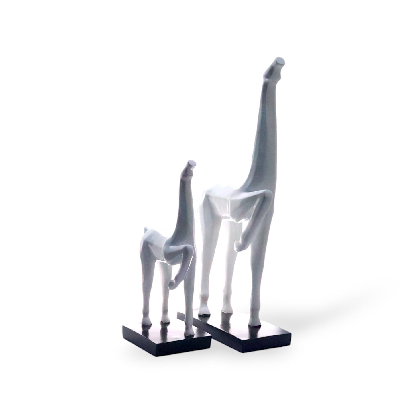 FIGURA DECORATIVA CABALLO BLANCO 2PCS