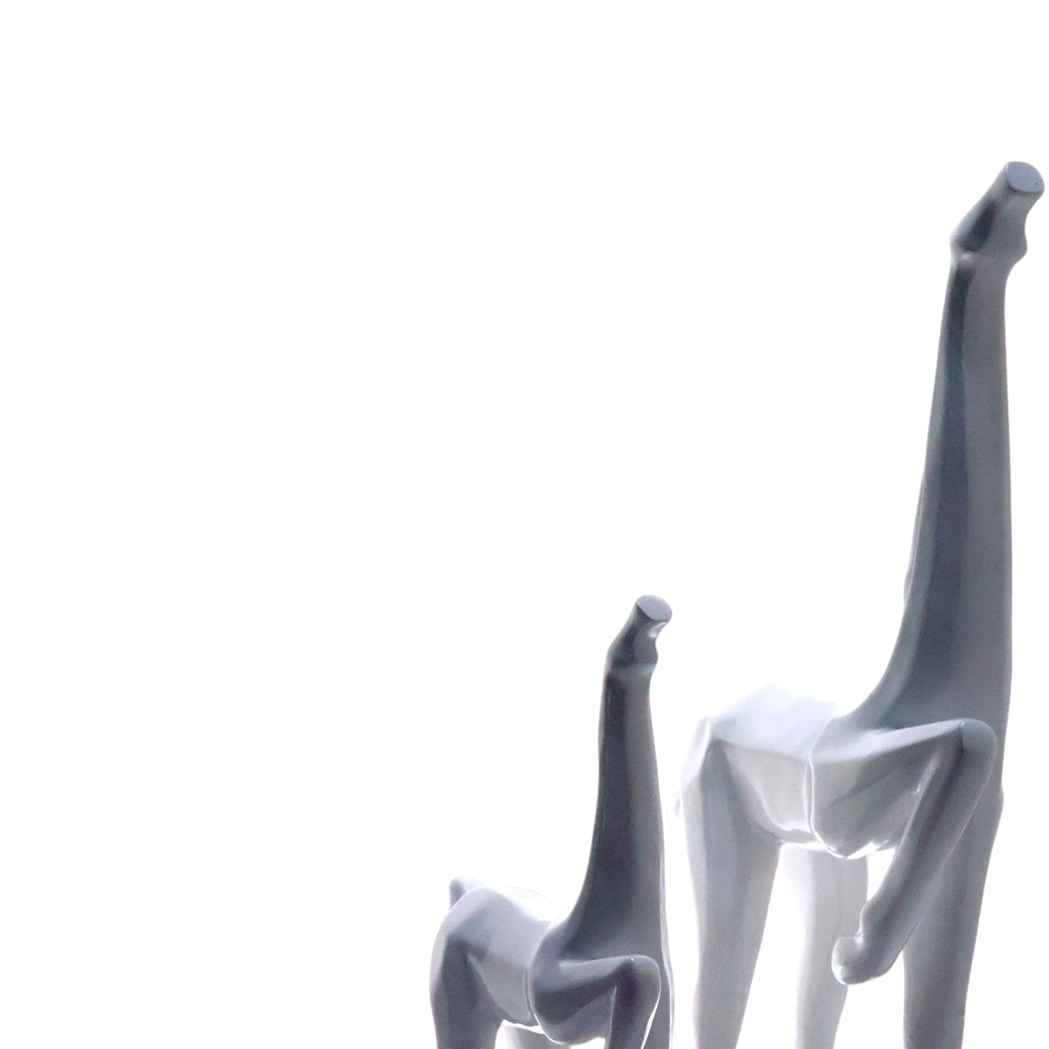 FIGURA DECORATIVA CABALLO BLANCO 2PCS