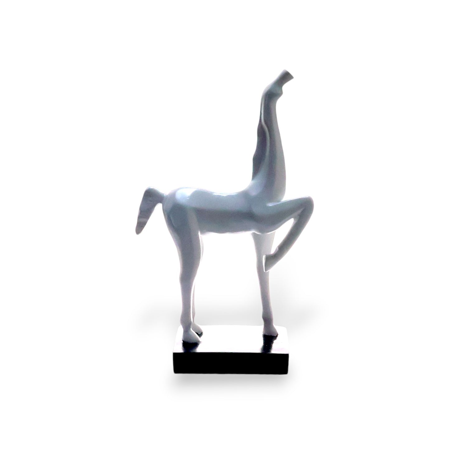 FIGURA DECORATIVA CABALLO BLANCO 2PCS