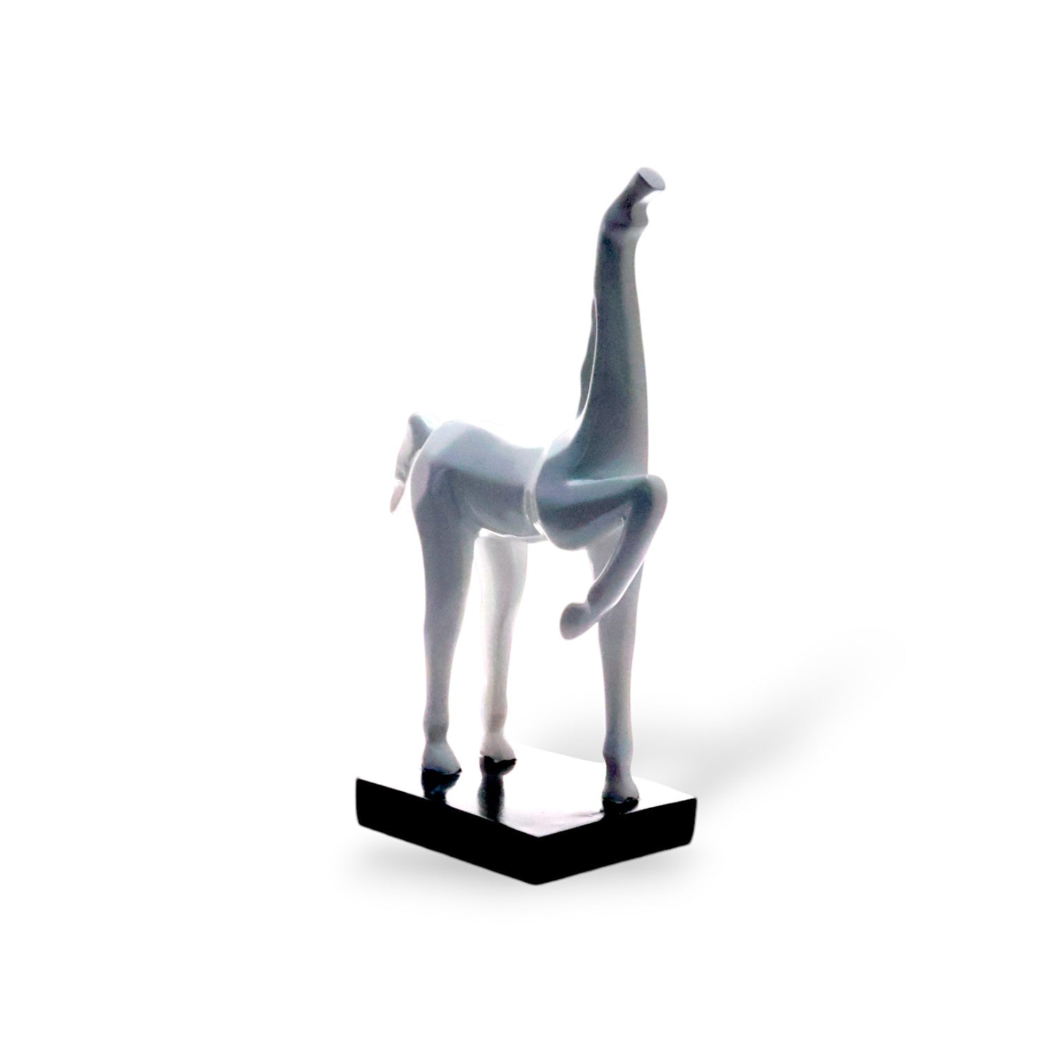 FIGURA DECORATIVA CABALLO BLANCO 2PCS