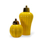 JARRON DECORATIVO AMARILLO 2PCS