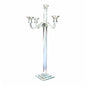 CANDELABRO DE CRISTAL DIAMANTE 5 BRAZOS XY51