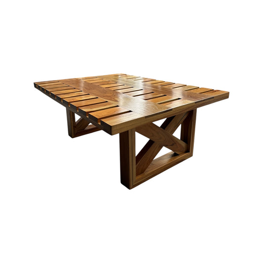 MESA DE CENTRO EN MADERA DE TEKA