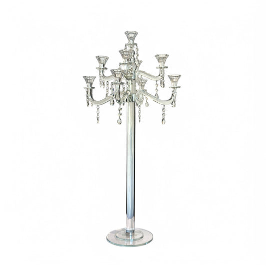CANDELABRO DE CRISTAL DIAMANTE 5 BRAZOS XY47