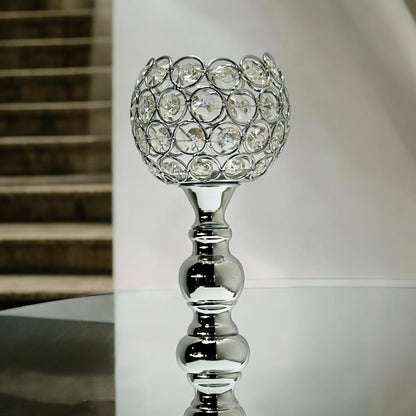 CANDELABRO BODA PANTALLA PEDRERIA 1053-3