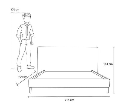 CAMA MAT ROBIN MODENA STONE