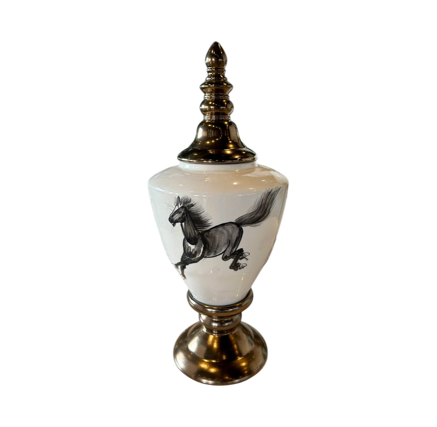 JARRON DECORATIVO CABALLO 3PCS MED