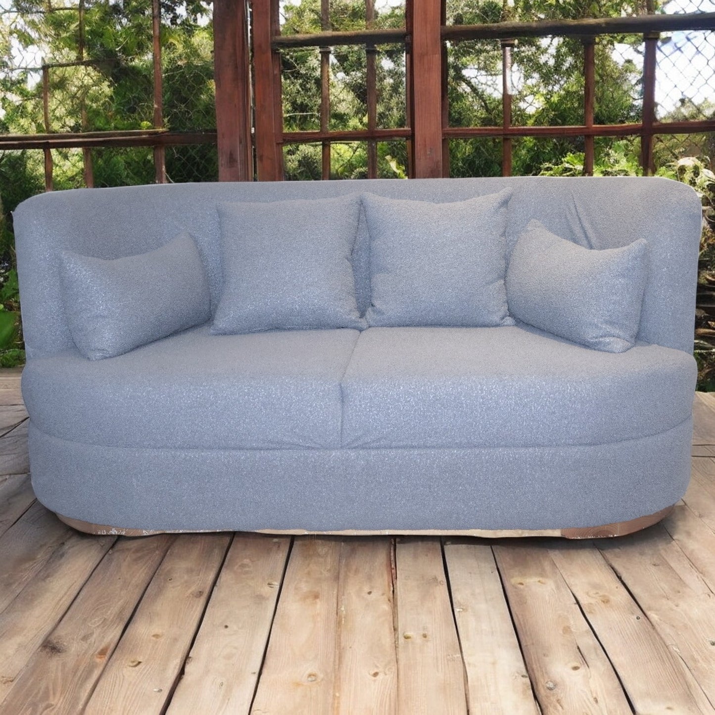 LOVE SEAT ALTAIR VIENA IVORY CHARCOAL