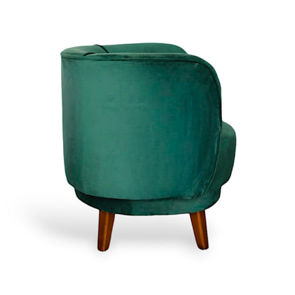 SILLON TIBET MERINO CHARCOAL VELVET EMERALD