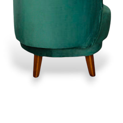 SILLON TIBET MERINO CHARCOAL VELVET EMERALD