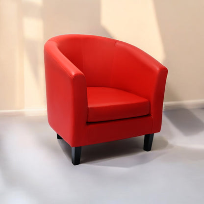 SILLON INDIVIDUAL BERILO ROJO