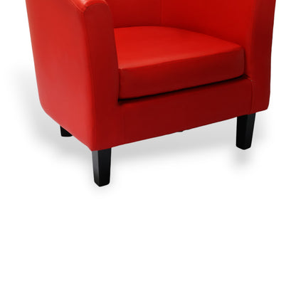 SILLON INDIVIDUAL BERILO ROJO