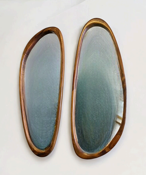 ESPEJO CHIPRE MADERA DE PAROTA