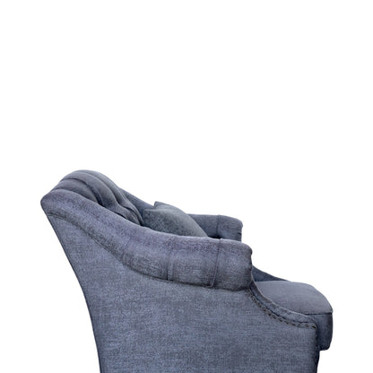 SILLON INDIVIDUAL AVENTURINA PLATA