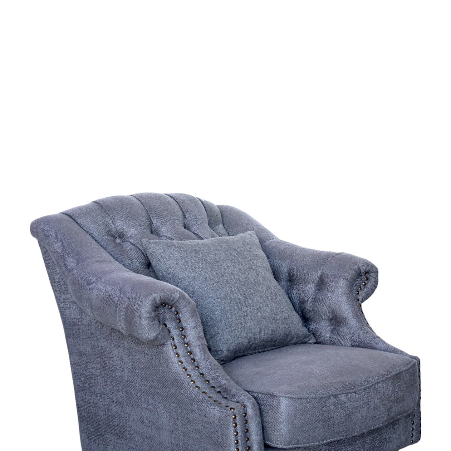 SILLON INDIVIDUAL AVENTURINA PLATA