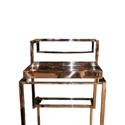 CARRITO DE SERVICIO SQUARE ROSEGOLD