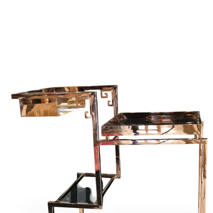 CARRITO DE SERVICIO SQUARE ROSEGOLD