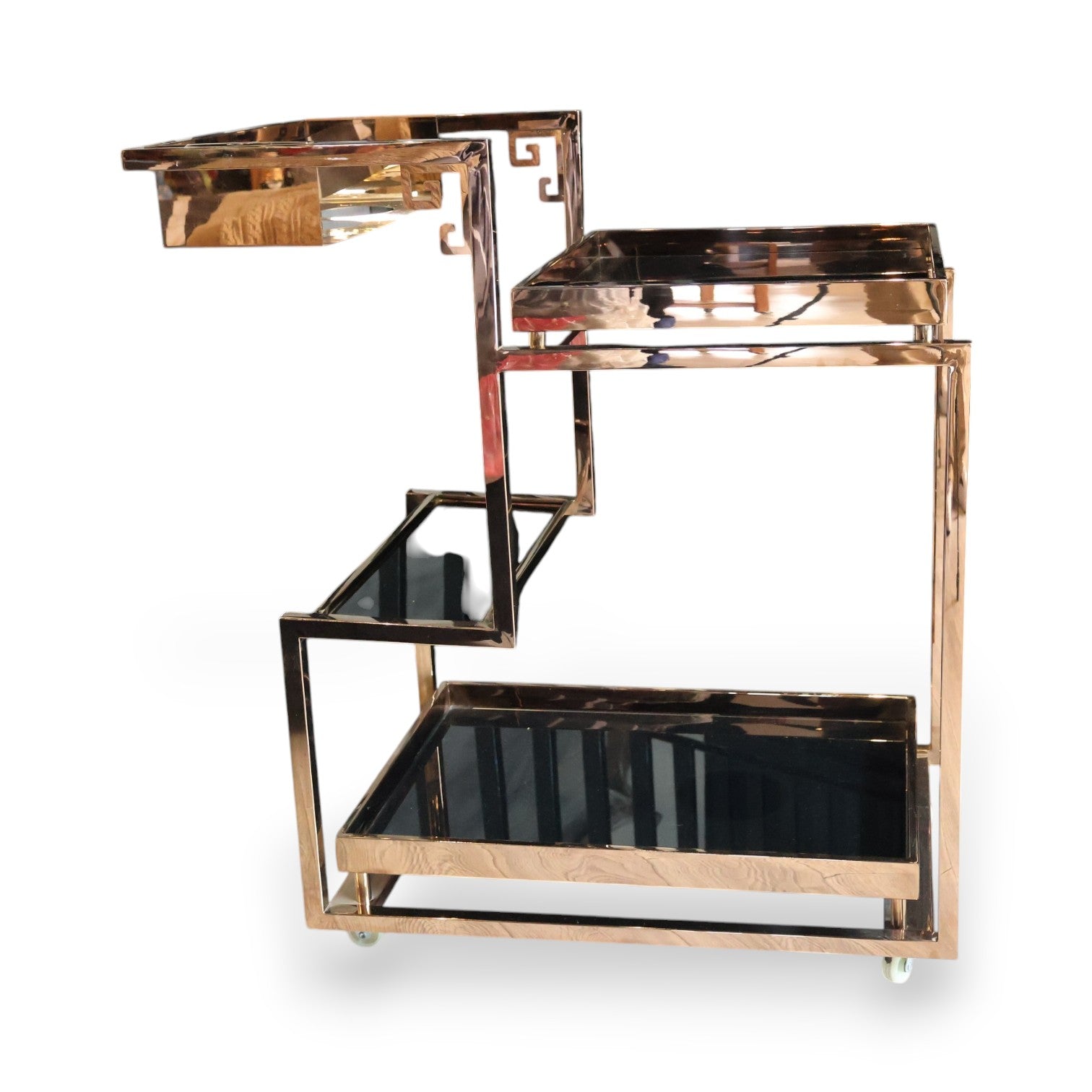 CARRITO DE SERVICIO SQUARE ROSEGOLD